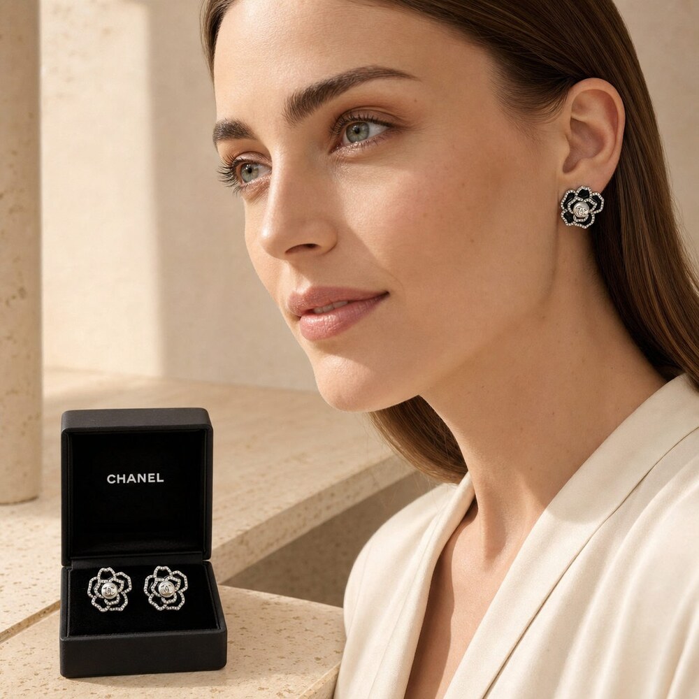 CHANEL Classic Parisian Earrings Style 36 | New with Box - Picture 9 of 9